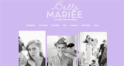 Desktop Screenshot of bellemarieeartistry.com